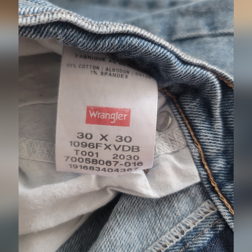Mens Wrangler jeans 30X30 - Picture 4 of 5